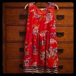 anthropologie porridge floral dress